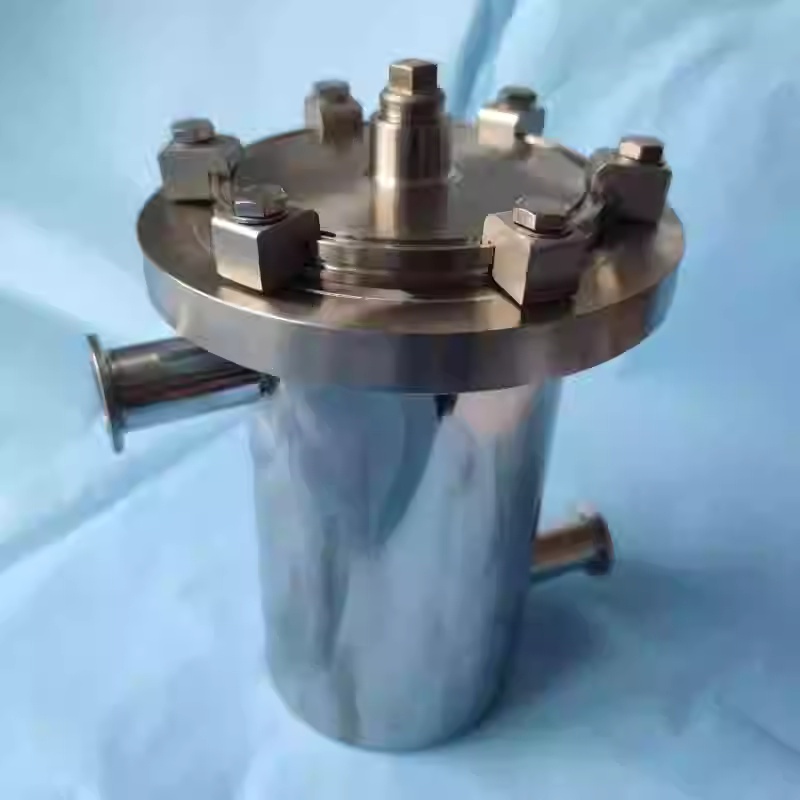 Stainless steel vacuum experimental cold trap water-cooled jacket double-layer cooler cold well industrial equipment non-standard customized heating